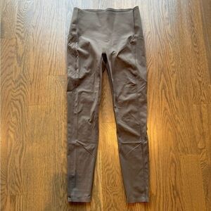 SPANX Brown High-Waisted Leggings SIZE small S athletic wear H